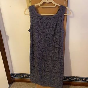 Gorgeous gray lace Adrianna Papell dress